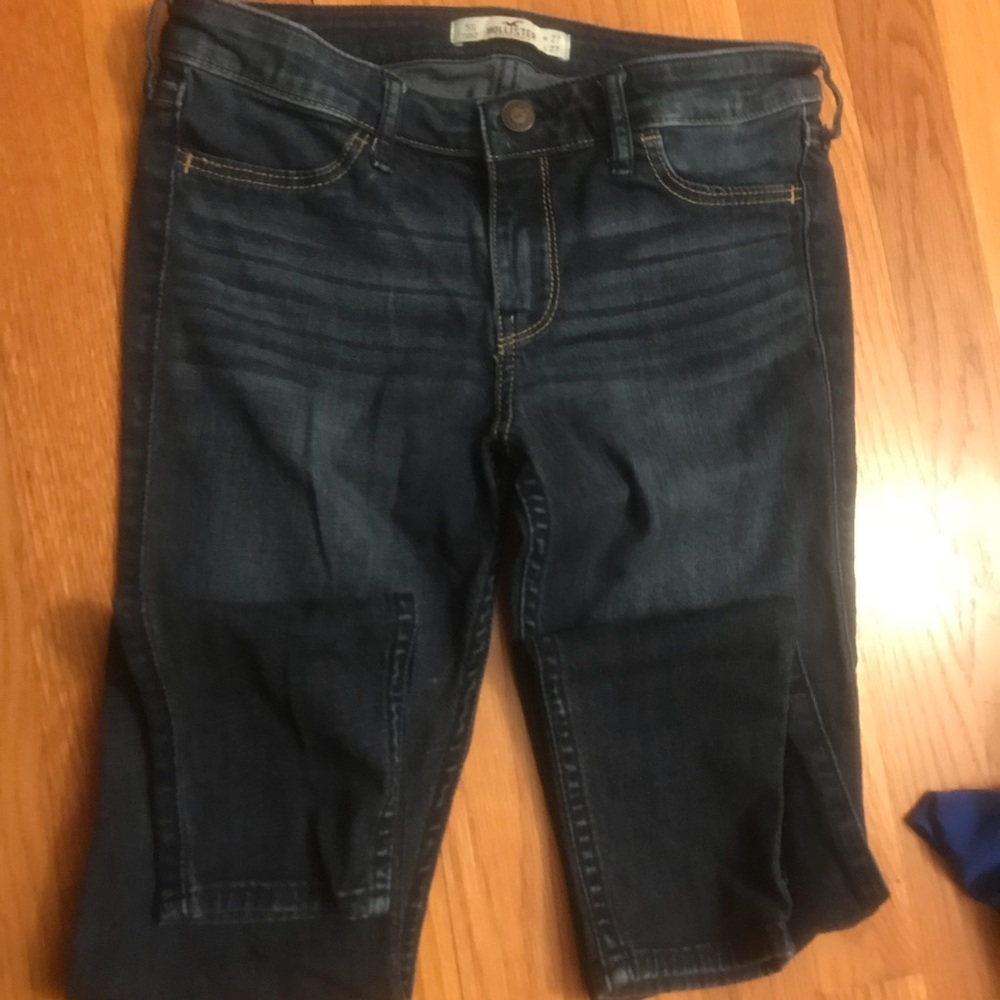 Hollister regular dark denim skinny jeans